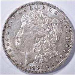 1891-O MORGAN DOLLAR, CH BU NICE!
