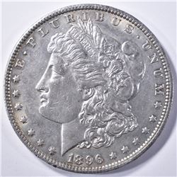 1896-O MORGAN DOLLAR, CH BU