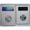 Image 2 : 1941 ANACS MS-65 & 40-S NGC MS-65 WASH. QUARTERS