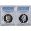 Image 1 : 2 1971-S SILVER EISENHOWER DOLLAR PCGS PR-69DCAM