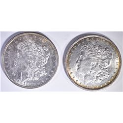 1879 & 1880 MORGAN DOLLAR CH BU
