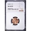 Image 1 : 2002-D LINCOLN CENT, NGC MS-68 RED