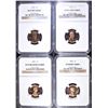 Image 1 : 4-1963 LINCOLN CENTS NGC GRADED