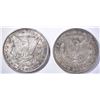 Image 2 : 1880 & 89 AU MORGAN DOLLARS