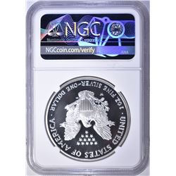 2003-W AMERICAN SILVER EAGLE, NGC PF69 ULTRA CAMEO