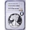 Image 1 : 2014-W AMERICAN SILVER EAGLE, NGC PF69 ULTRA CAMEO