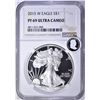 Image 1 : 2015-W AMERICAN SILVER EAGLE, NGC P-69 ULTRA CAMEO