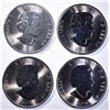 Image 2 : 4-BU 2016 CANADIAN 1oz SILVER $5 COUGAR COINS