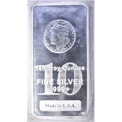 TEN OUNCE .999 SILVER BAR