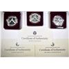 Image 1 : 2-PROOF & 1-UNC 1988 OLYMPIC COMMEM SILVER DOLLARS