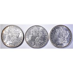 1882-O, 97 & 1900 CH BU MORGAN DOLLARS