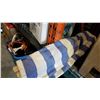 Image 2 : WHITE AND BLUE FABRIC HAMMOCK