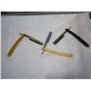 Image 2 : 3 VINTAGE STRAIGHT RAZORS