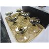 Image 2 : 12 SMOKED GLASS WINE AND LIQUOR GLASSES