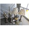 Image 1 : 7 ASSORTED AS IS AND PARTS TABLE LAMPS