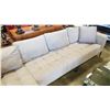 Image 2 : 2 PIECE GREY FABRIC MODERN SECTIONAL BY GUS MODERN