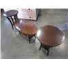 Image 2 : 3 PIECE MODERN GLASSTOP COFFEE TABLE SET
