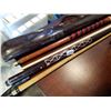 Image 2 : 2 POOL CUES AND CASE