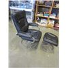 Image 2 : BLACK MODERN CHAIR AND STOOL