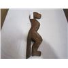 Image 1 : CARVED AND SIGNED JIM CHARLIE WOOD FIGURE