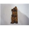 Image 1 : HAND CARVED NATIVE HAIDA FIGURE SIGNED BY E. COOTES