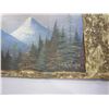 Image 2 : RH TAYLOR 1945 OIL PAINTING ON BIRCH BARK "TWIN PEAKS ROCKIES"AND TWO 1980 RUSSIAN PRINTS