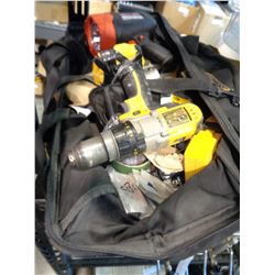 DEWALT TOOL BAG WITH CONTENTS