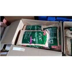 12 BAGS OF NEW PINE PET BEDDING AND LITTER - RETAIL $720