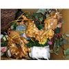 Image 2 : BOX OF VASES AND ARTIFICIAL PLANTS AND FISH LAMPS