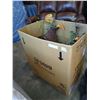 Image 3 : BOX OF VASES AND ARTIFICIAL PLANTS AND FISH LAMPS