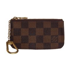 Louis Vuitton Damier Ebene Pochette Cles Key Holder Wallet