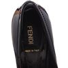 Image 9 : Fendi Black Patent Leather Peep Toe Buckle Heels