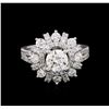 Image 2 : 2.40 ctw Diamond Ring - 14KT White Gold