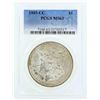 Image 1 : 1885-CC $1 Morgan Silver Dollar Coin PCGS MS63