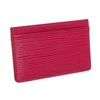 Image 2 : Louis Vuitton Pink Epi Leather Card Holder Wallet