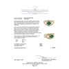 Image 5 : 1.35 ctw Emerald And Diamond Ring - 14KT Yellow Gold