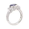 Image 4 : 2.73 ctw Sapphire And Diamond Ring - Platinum