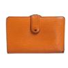 Louis Vuitton Orange Epi Leather French Purse Wallet