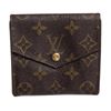 Image 1 : Louis Vuitton Canvas Leather Elise Wallet