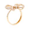 Image 4 : 0.77 ctw Diamond Ring - 18KT Rose Gold