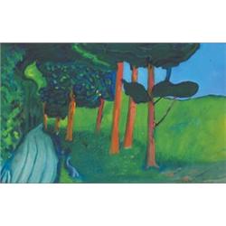 Seán McSweeney HRHA (b.1935) TREES signed lower ri