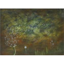 Anne Yeats (1919-2001) DANDELION inscribed “Rainst