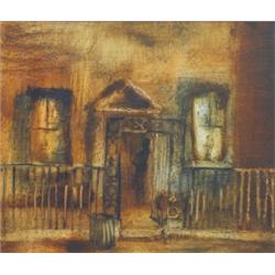 Séamus Ó Colmáin (1925-1990) DUBLIN DOORWAY signed