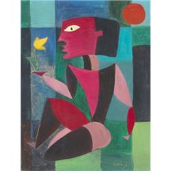 Basil Ivan Rákóczi (1908-1979) LA FLEUR signed low