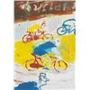 Image 1 : Stella Steyn (1907-1987) BICYCLISTS with studio st