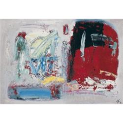 John Kingerlee (b.1936) WITH LOVE TO ASGER JORN si