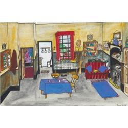 Anne Yeats (1919-2001) TWO SETS DESIGNS FOR GERARD