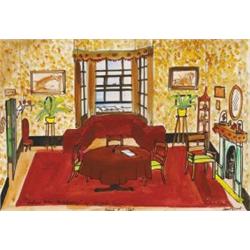 Anne Yeats (1919-2001) TWO SET DESIGNS FOR ST JOHN