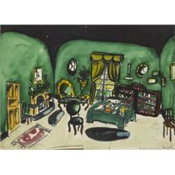 Anne Yeats (1919-2001) THREE SET DESIGNS FOR ABBEY