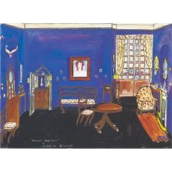 Anne Yeats (1919-2001) TWO VARIANT SET DESIGNS FOR